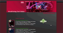 Desktop Screenshot of musikverlaggertwalter.de