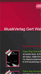 Mobile Screenshot of musikverlaggertwalter.de